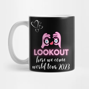 scentsy lookout, here we come, world tour 2023 Mug